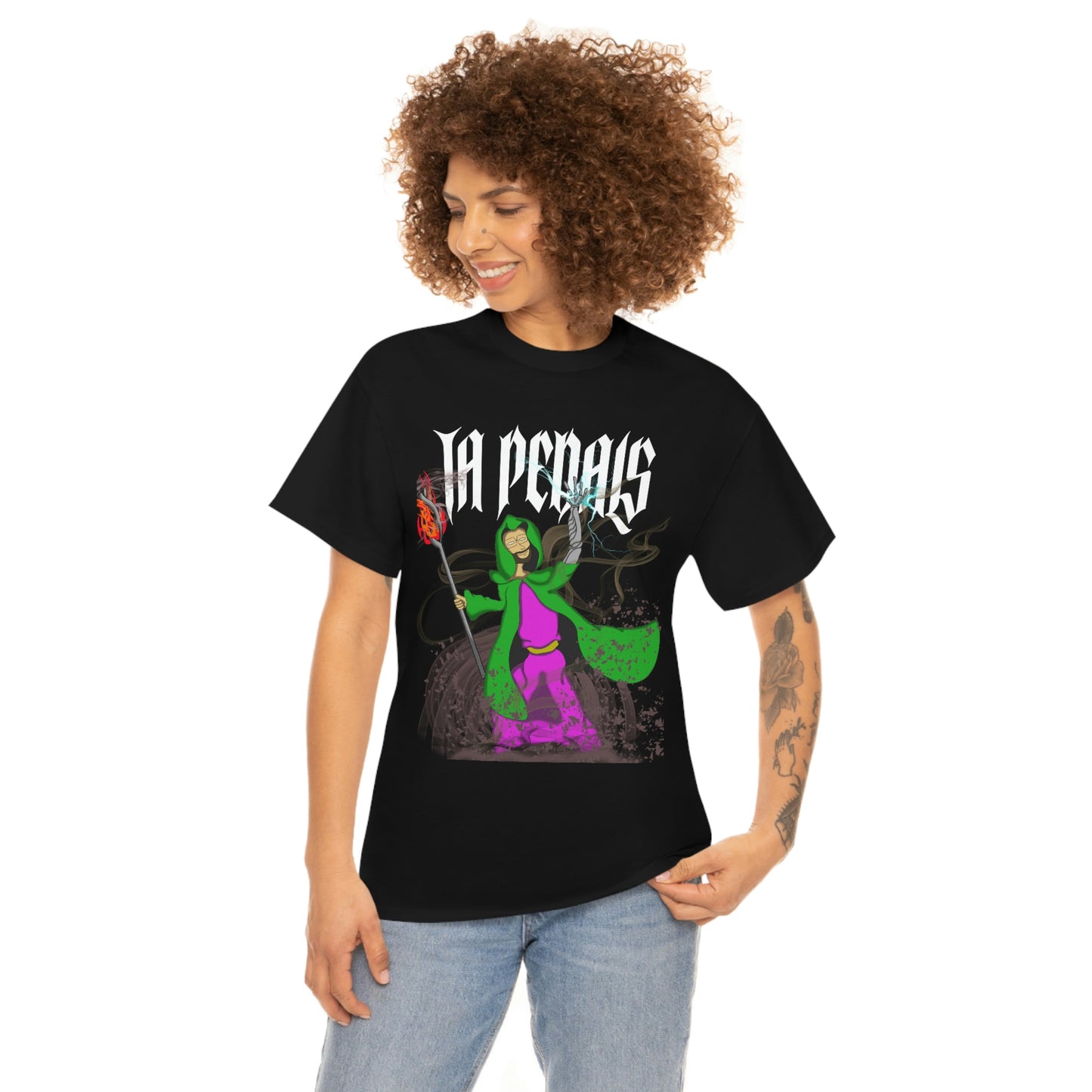 Elemental Mage-TA Pedals Art Line-Unisex Heavy Cotton Tee
