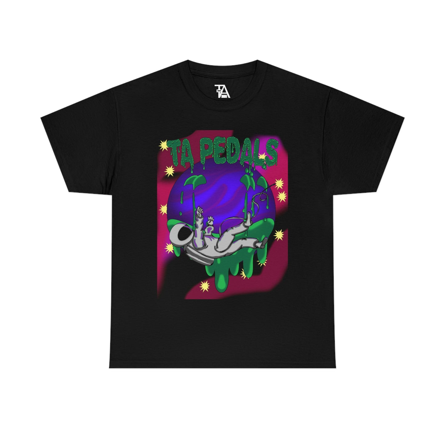 AcidNaut-TA Pedals Art Line-Unisex Heavy Cotton Tee