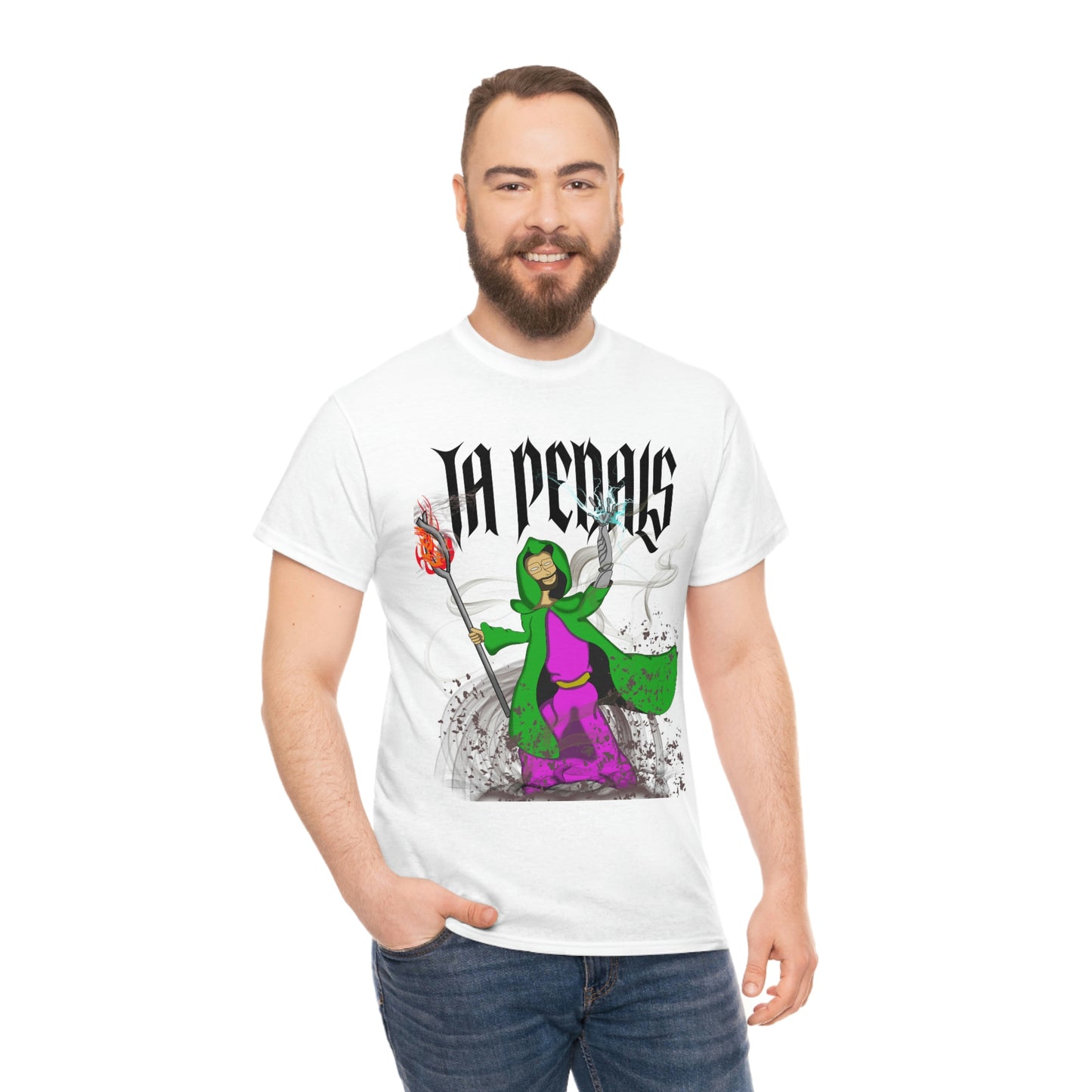 Elemental Mage-TA Pedals Art Line-Unisex Heavy Cotton Tee