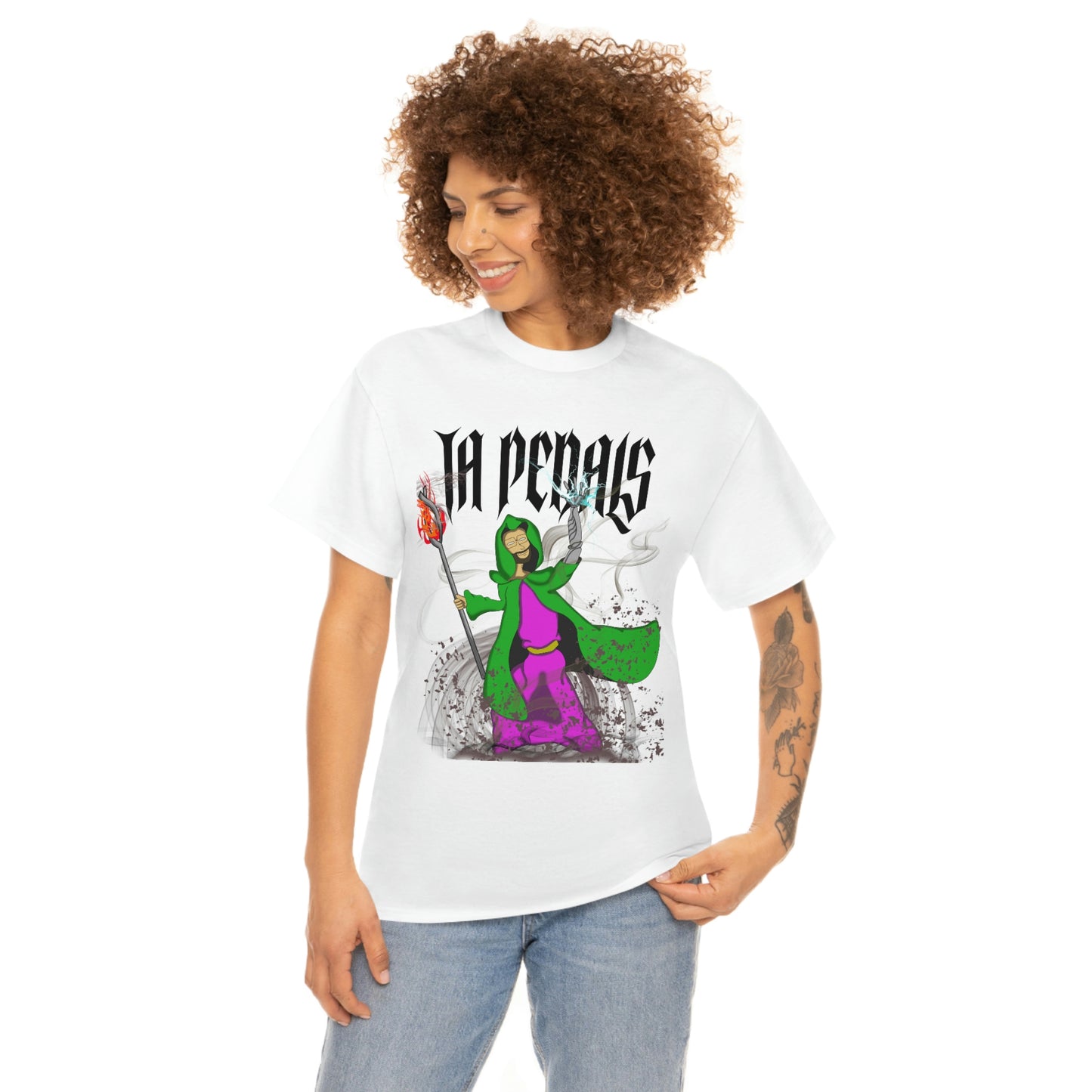 Elemental Mage-TA Pedals Art Line-Unisex Heavy Cotton Tee