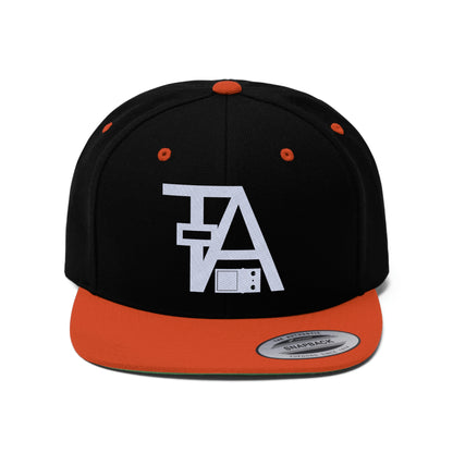 TA Pedals Logo-Unisex Flat Bill Hat