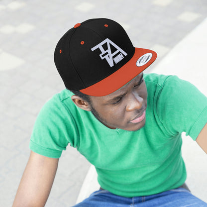 TA Pedals Logo-Unisex Flat Bill Hat