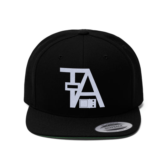 TA Pedals Logo-Unisex Flat Bill Hat