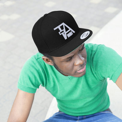 TA Pedals Logo-Unisex Flat Bill Hat