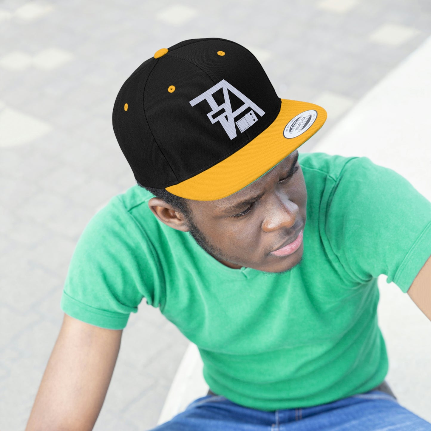 TA Pedals Logo-Unisex Flat Bill Hat