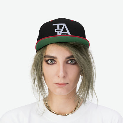 TA Pedals Logo-Unisex Flat Bill Hat