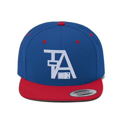 TA Pedals Logo-Unisex Flat Bill Hat