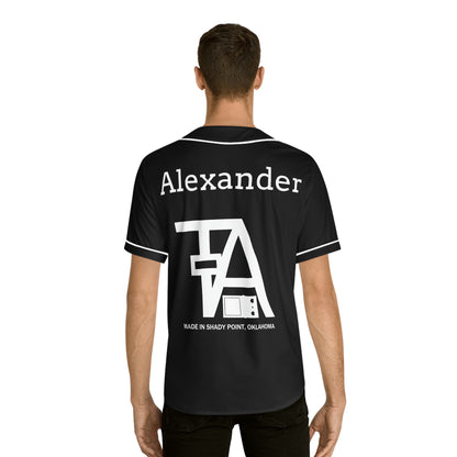 TA Pedals-Alexander-Men's Baseball Jersey (AOP)