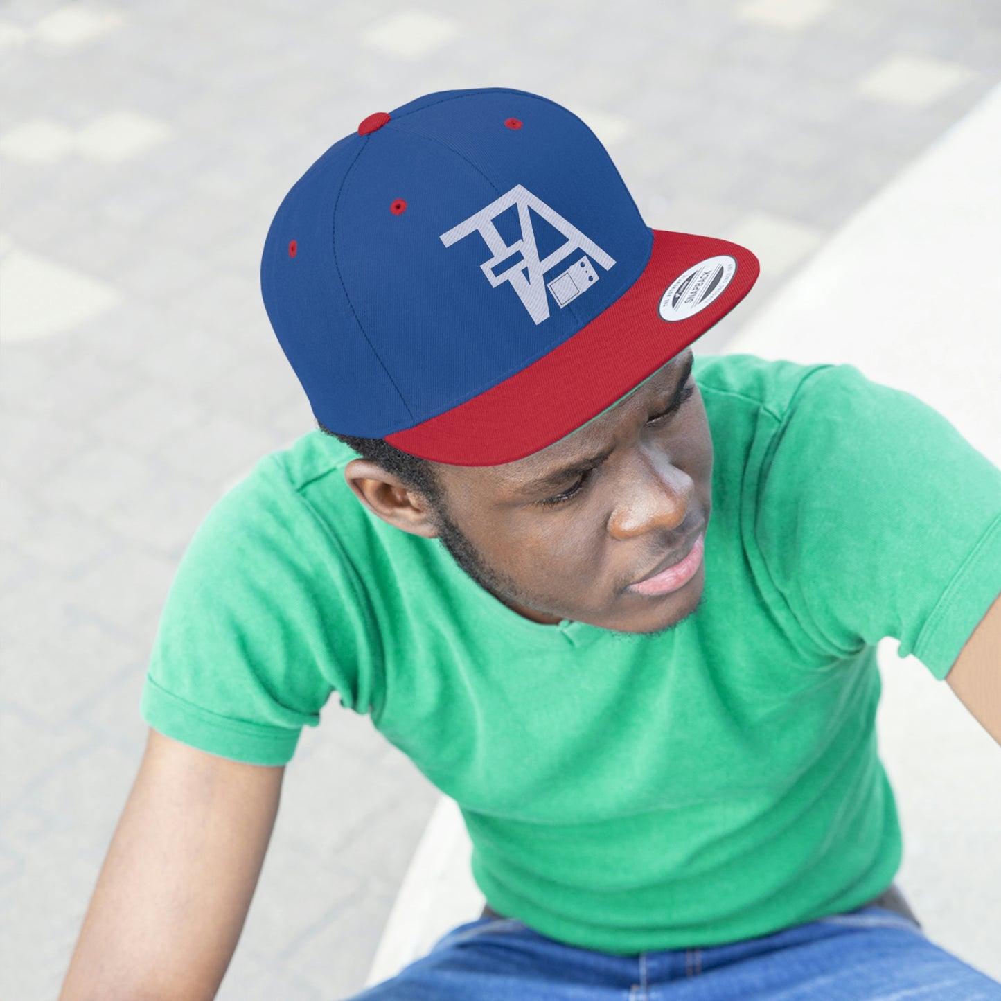 TA Pedals Logo-Unisex Flat Bill Hat