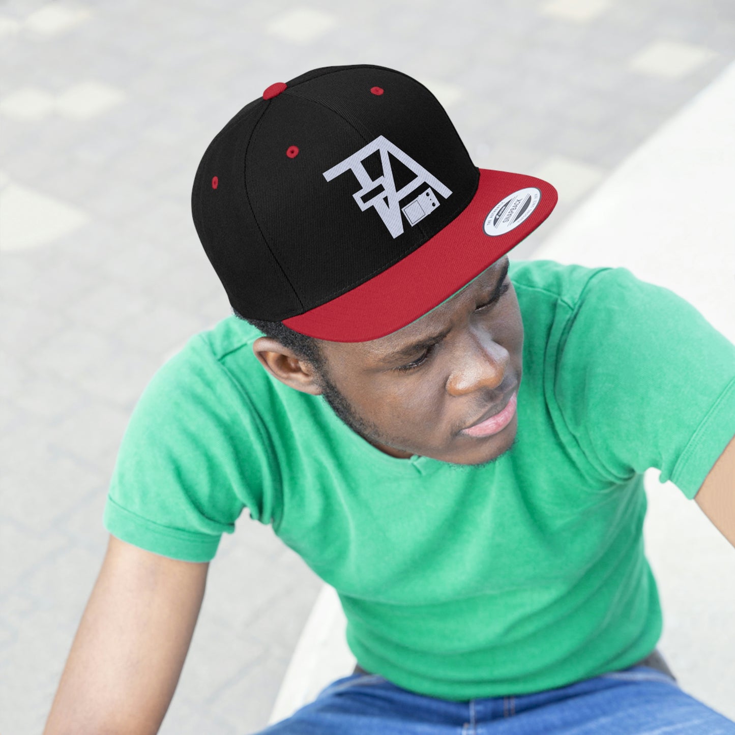 TA Pedals Logo-Unisex Flat Bill Hat